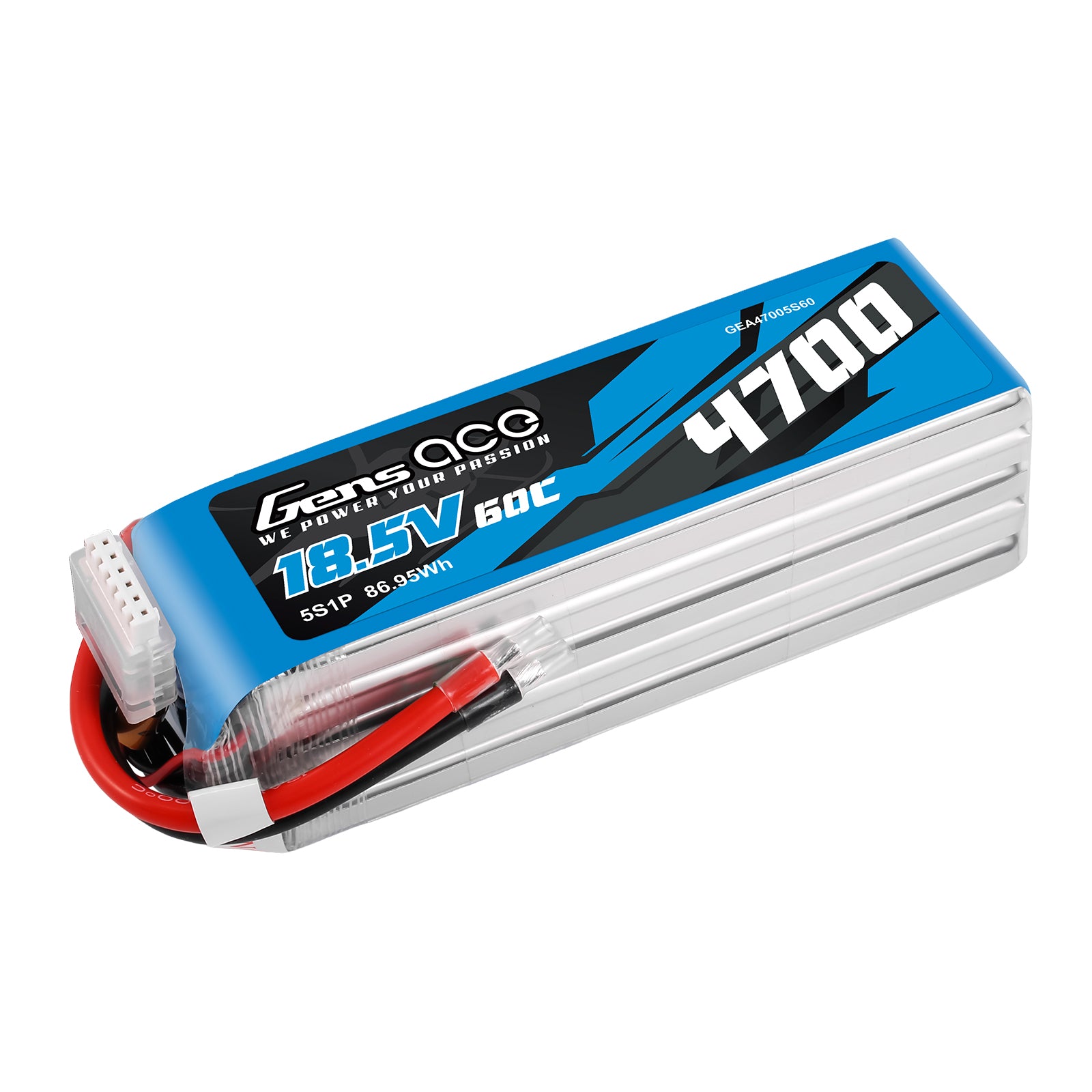Gens Ace Sport Series 4700mAh 5S batterie LiPo 60C F3A