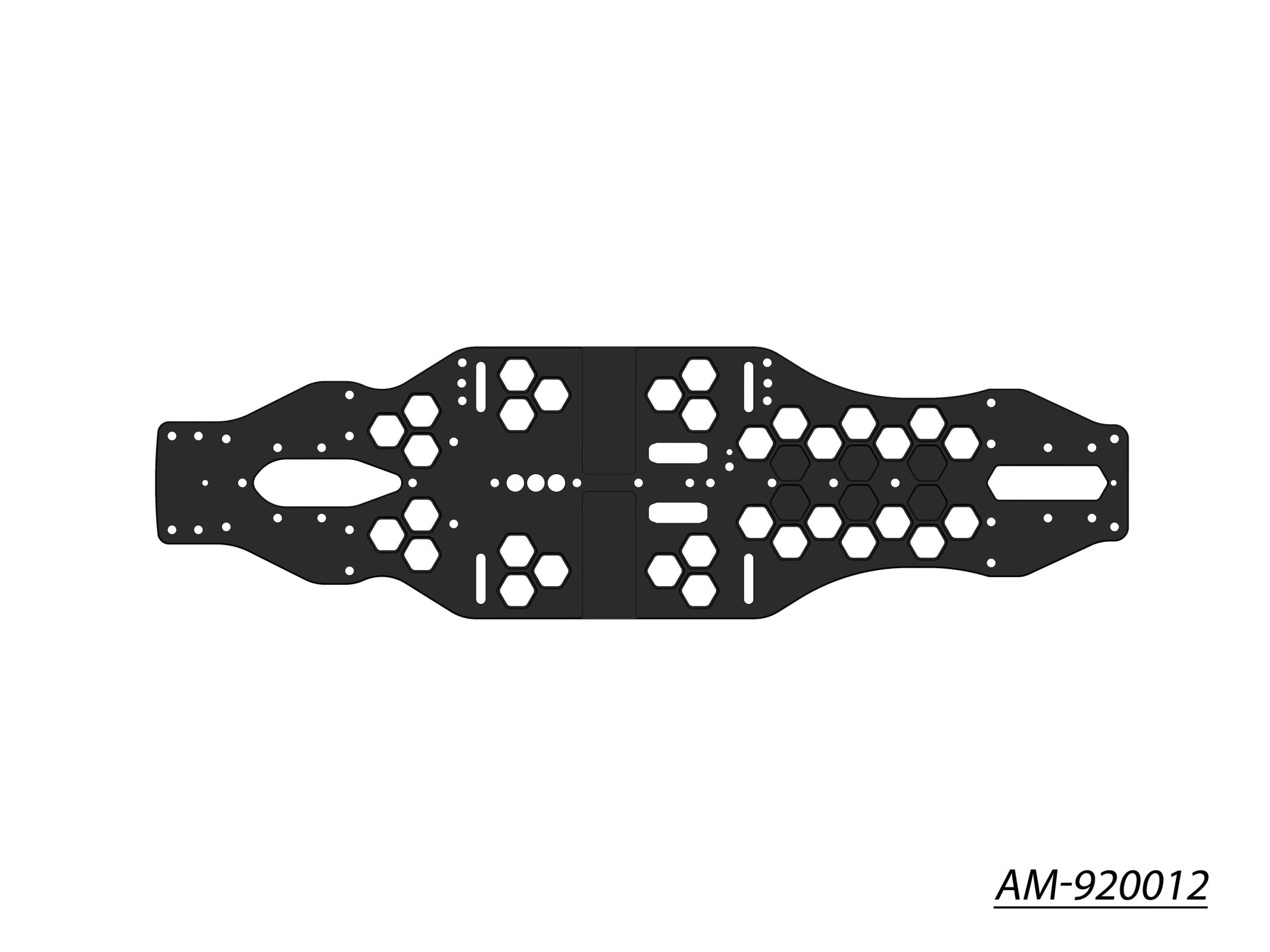 Arrowmax Medius Xray T4 FWD châssis 7075 2.0 mm