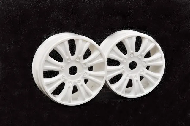 Hobao 90070 jante GTB 1/8 blanche 2 pièces