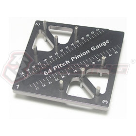 3Racing ST-007 Tools jauge carrossage pignon noir