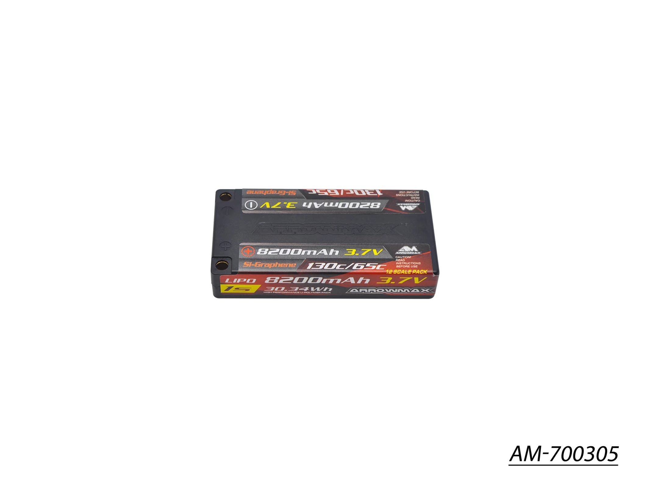 Arrowmax 1S LiPo AM-700305 batterie 8200mAh 3.7V 65C Si-Graphene
