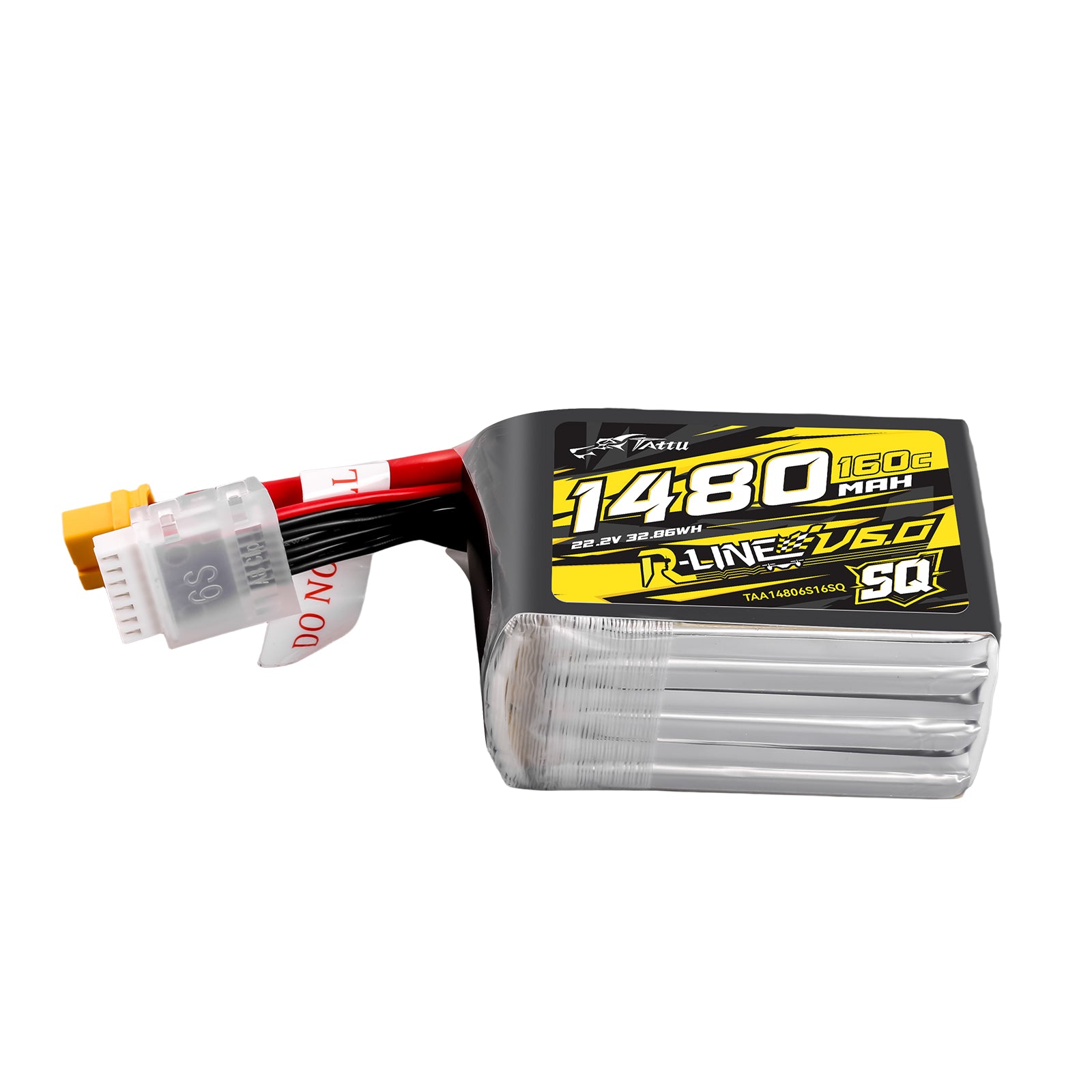 Tattu R-Line 1480mAh 6S 160C batterie LiPo XT60 SQ