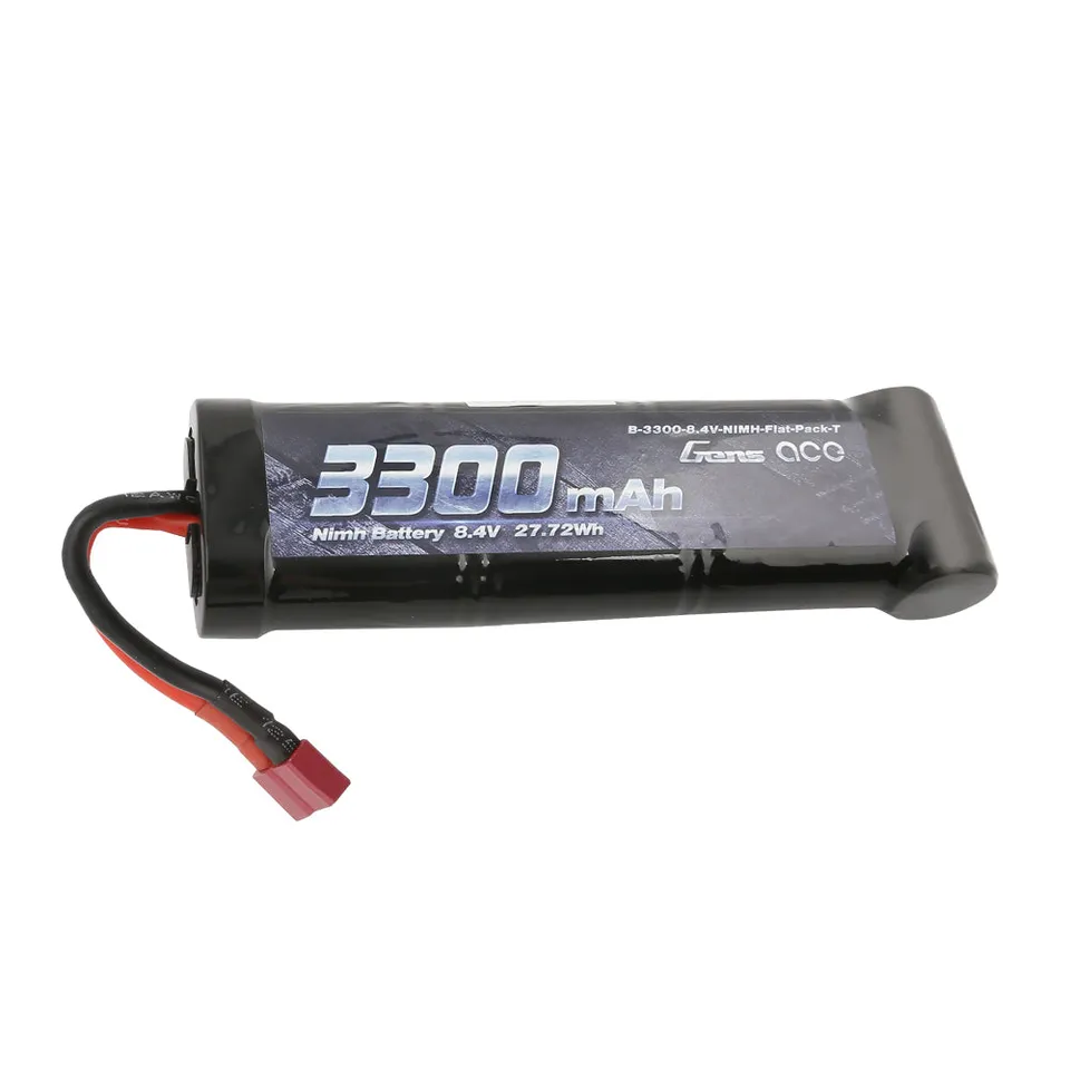 Gens Ace NiMH 3300mAh 8.4V batterie flat Deans 7S