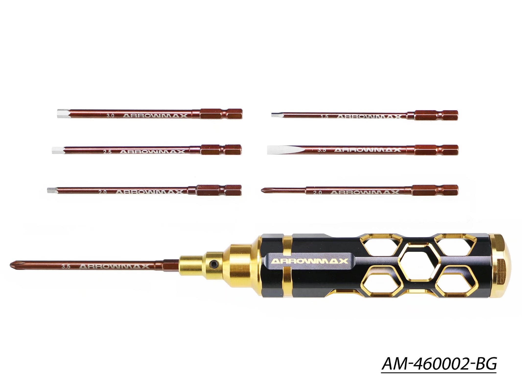 Arrowmax Tools Set AM-460002-BG coffret tournevis métrique 7 pcs