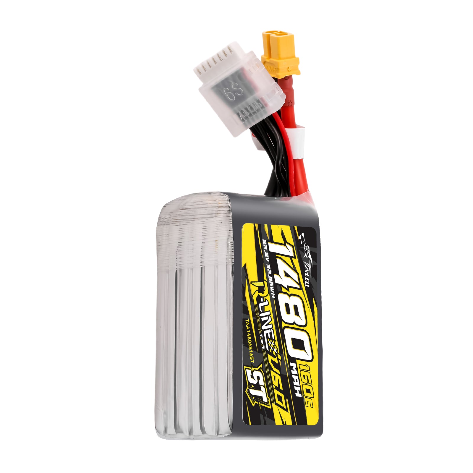 Tattu R-Line 1480mAh 6S batterie FPV 22.2V 160C ST XT60