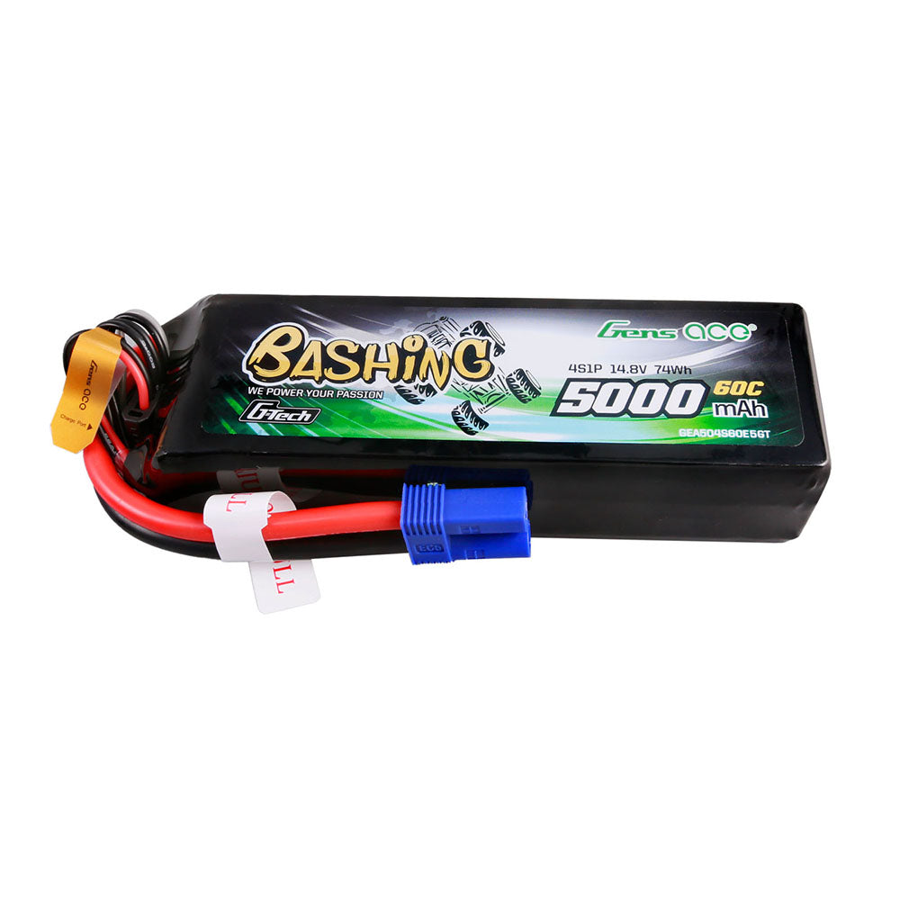 Gens Ace Bashing 5000mAh 4S batterie LiPo EC5 60C