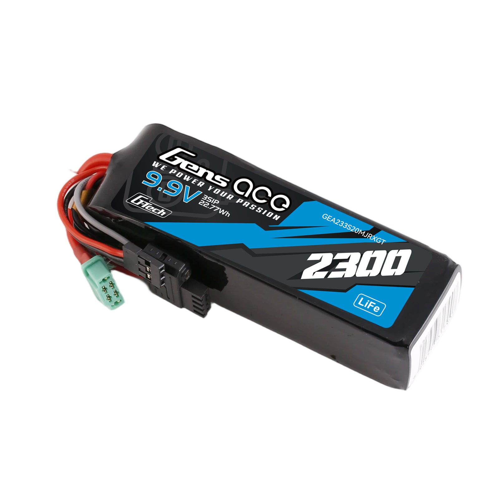 Gens ace 2300mAh 3S batterie TX RX 9,9V LiFe