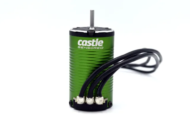 Castle 1412-3200KV moteur brushless sensored 1/10 4S 3,17mm