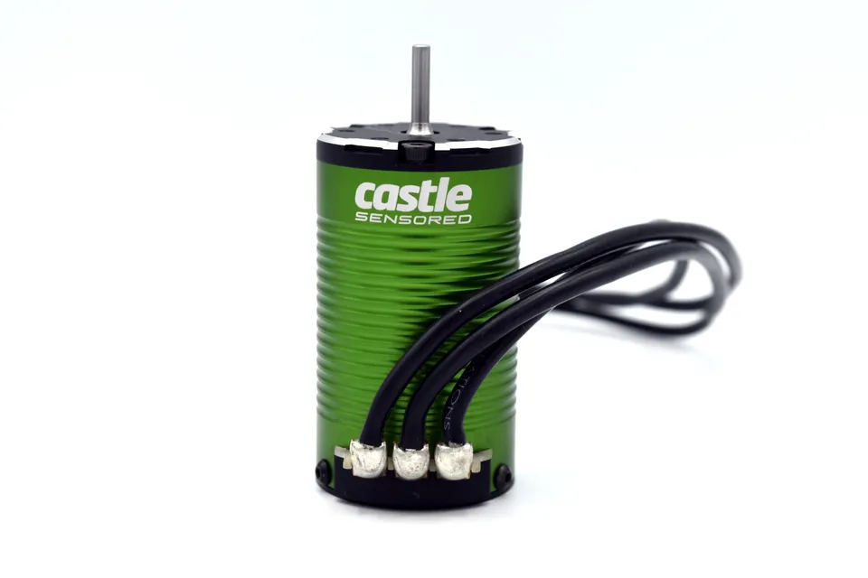 Castle 1412-3200KV moteur brushless sensored 1/10 4S 3,17mm