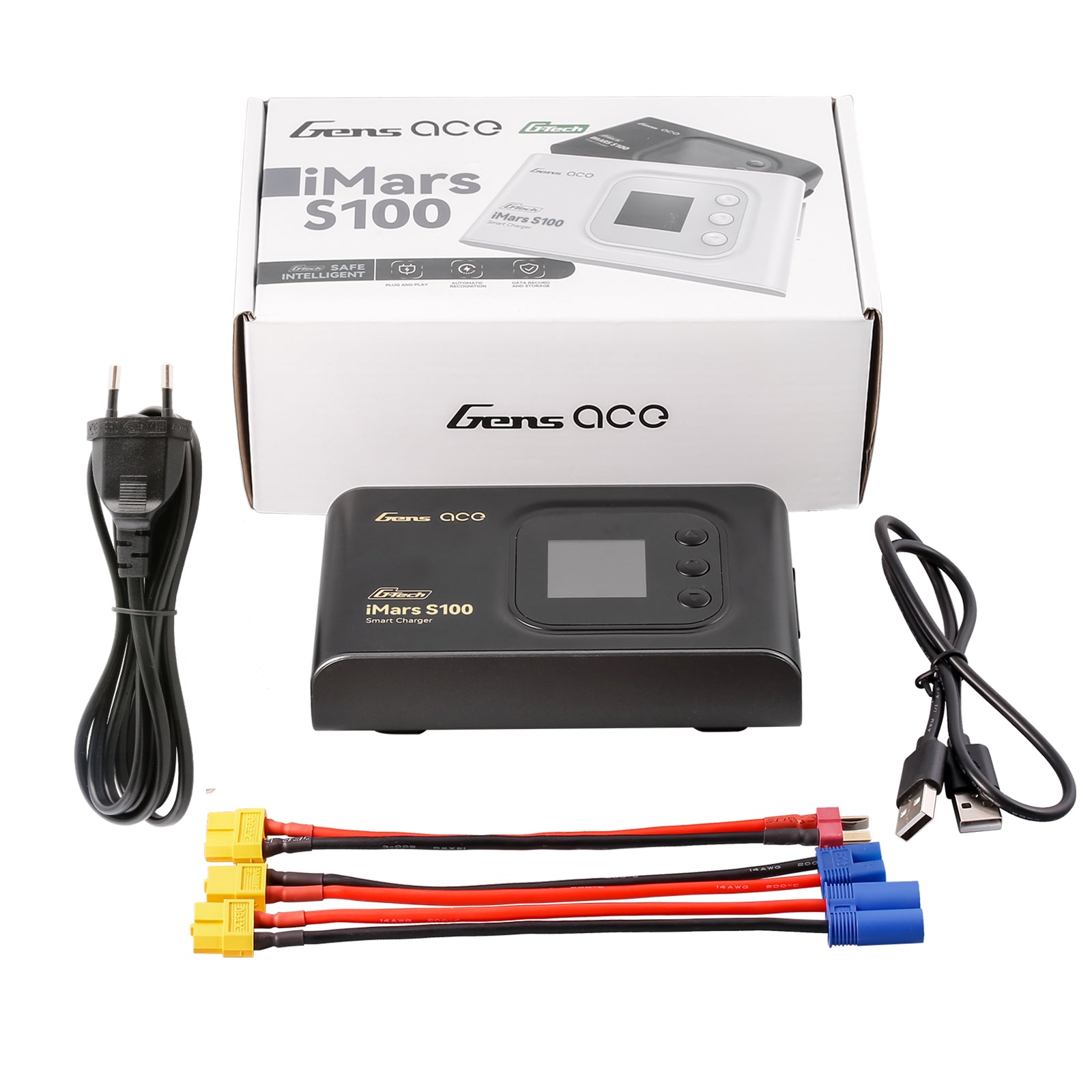 Gens Ace iMars S100 chargeur LiPo AC 100W 10A noir