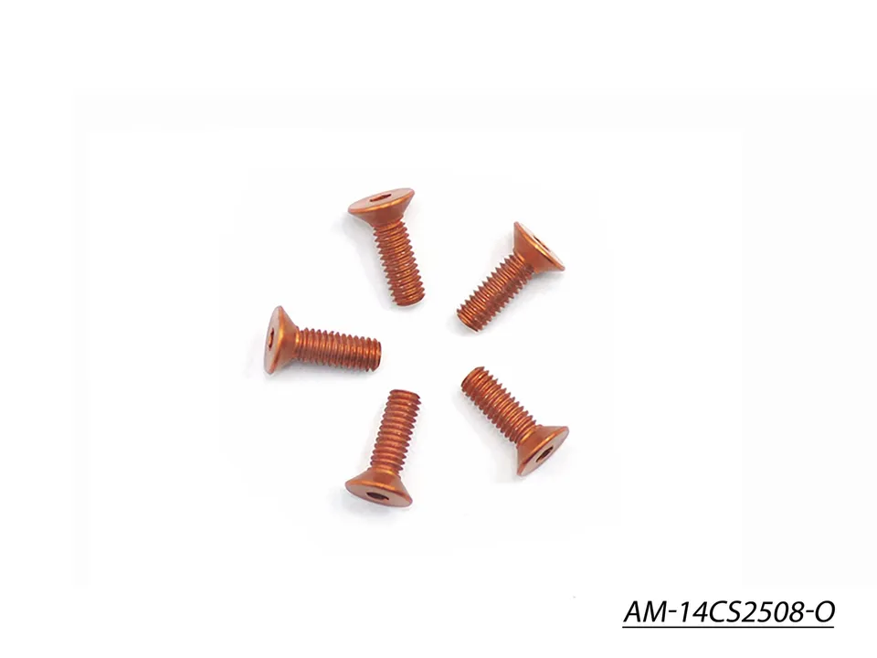 Arrowmax Screws AM-14CS2508-O Vis Alu M2.5x8 Orange 5 pcs