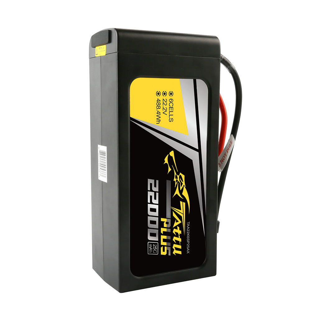 Tattu Plus 22000mAh 6S batterie lipo drone 22.2V 25C