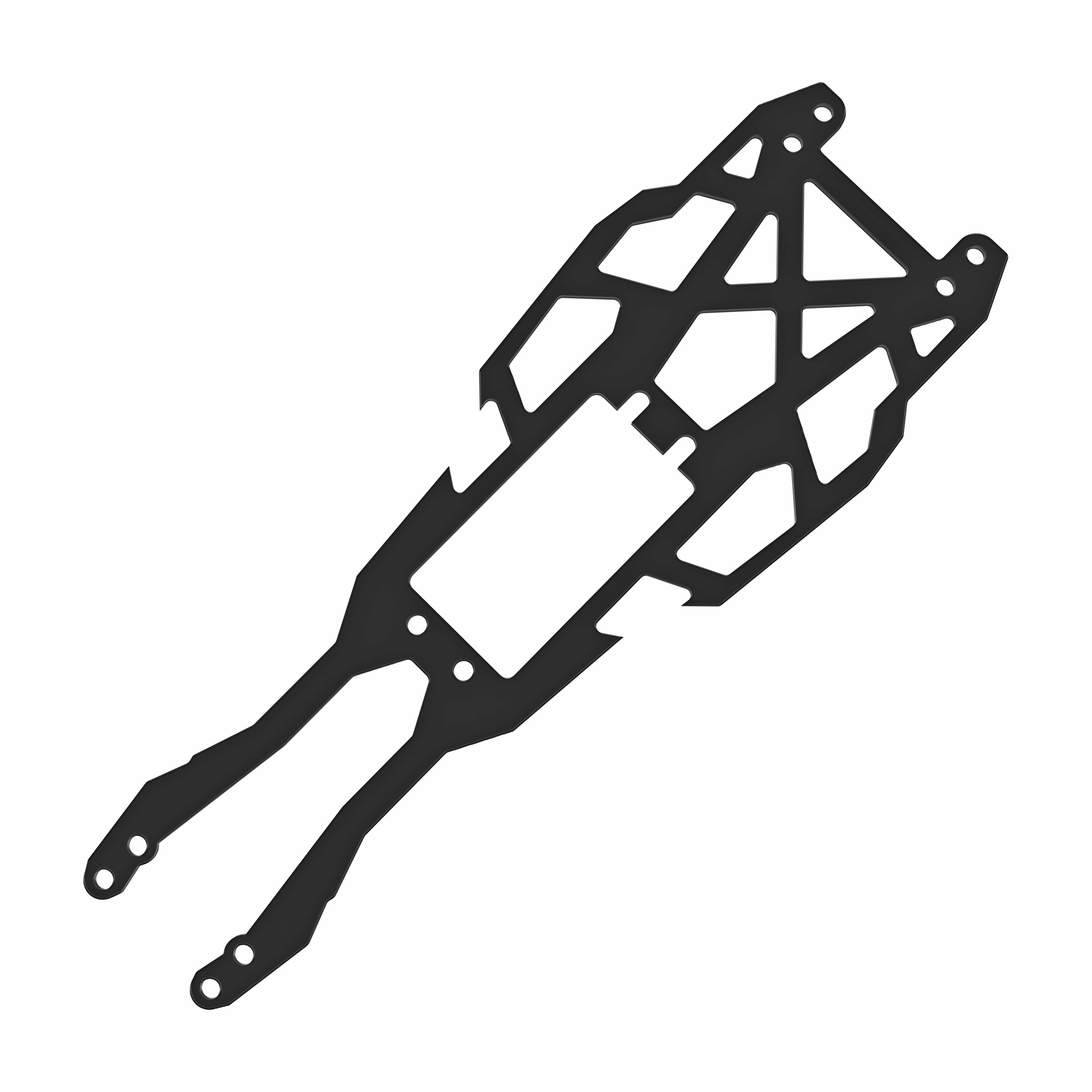 3Racing Sakura SAK-D616 Platine Supérieure Fibre D6