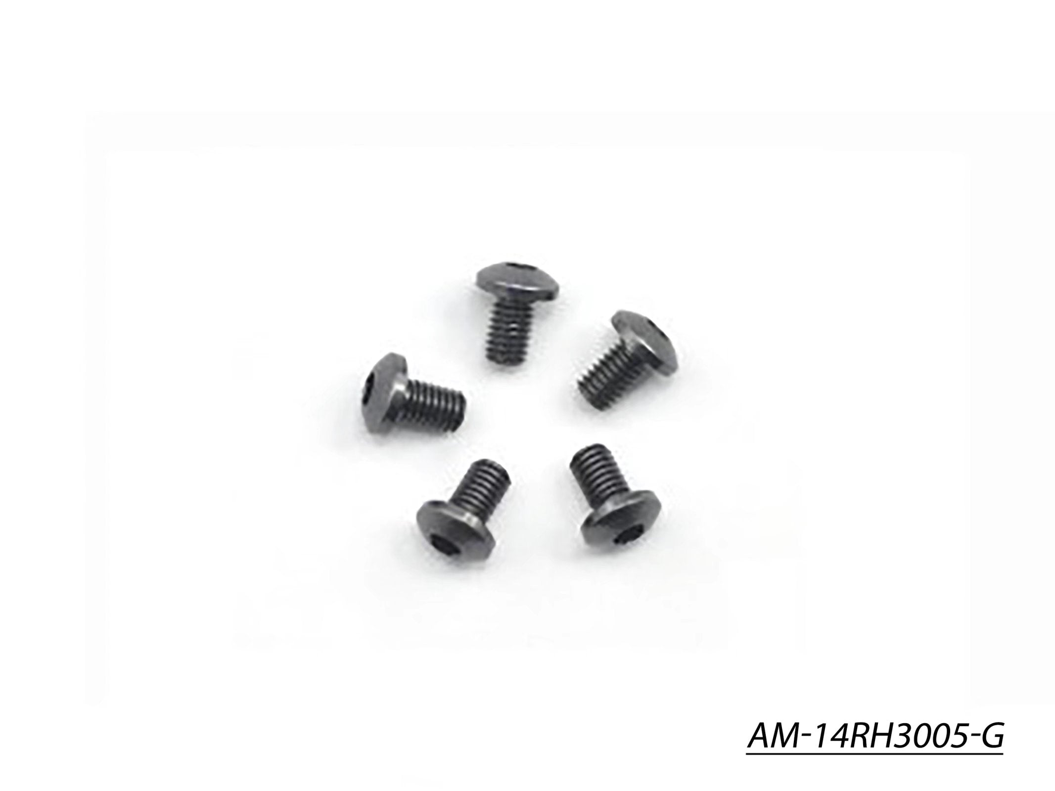 Arrowmax Screws Vis Alu M3x5 Ronde Grise x5 AM-14RH3005
