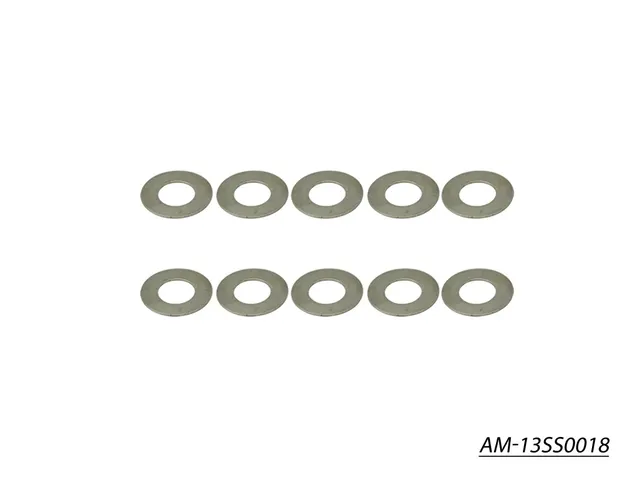 Arrowmax AM-13SS0018 Cales 6x18x0.2 lot de 10
