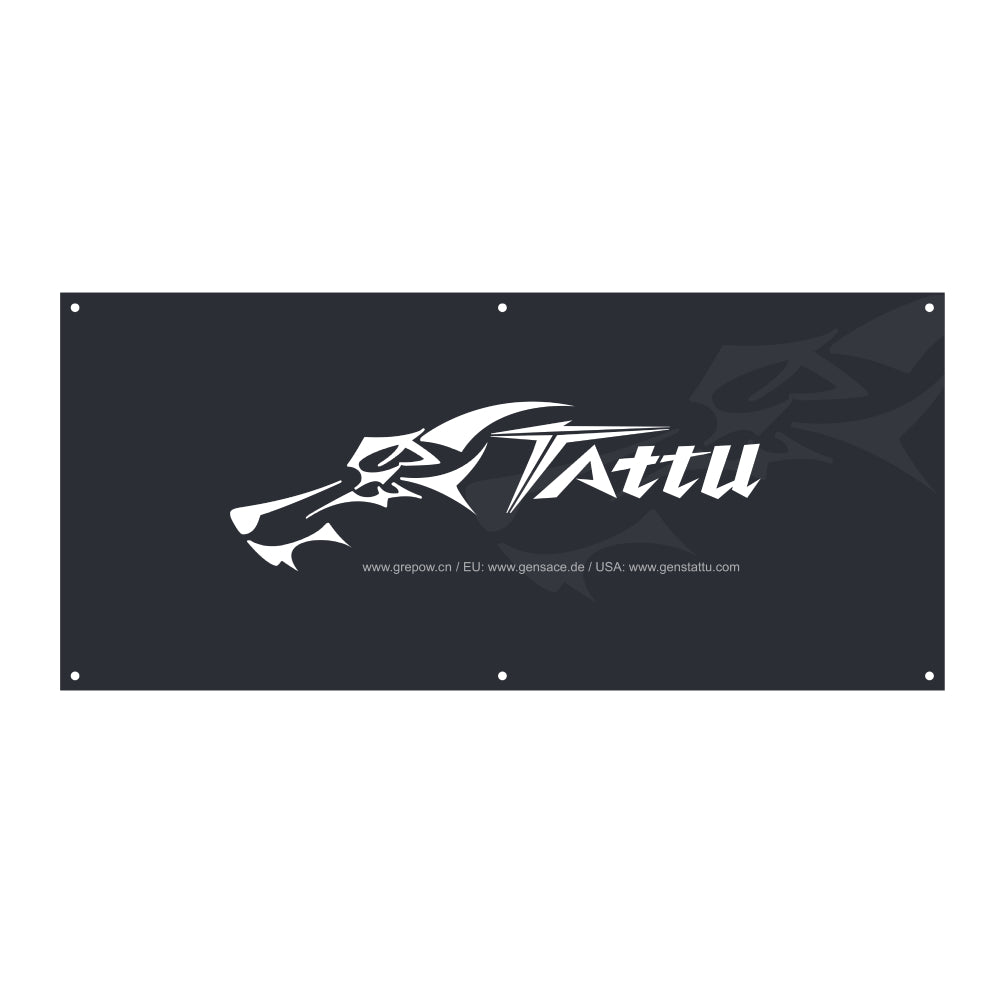 Tattu Banner 2x0.9m bâche déco atelier