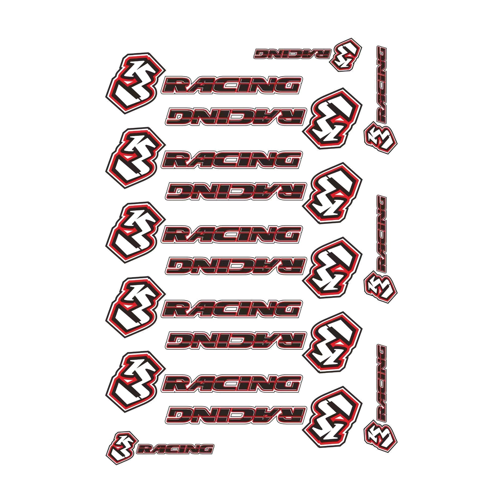 3Racing 3RAD-SK13 stickers crystal décal