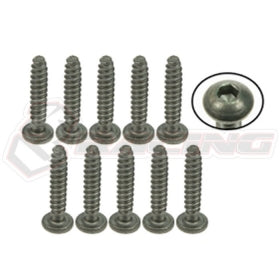 3Racing PARTS vis titane tête ronde M3x8 10 pcs