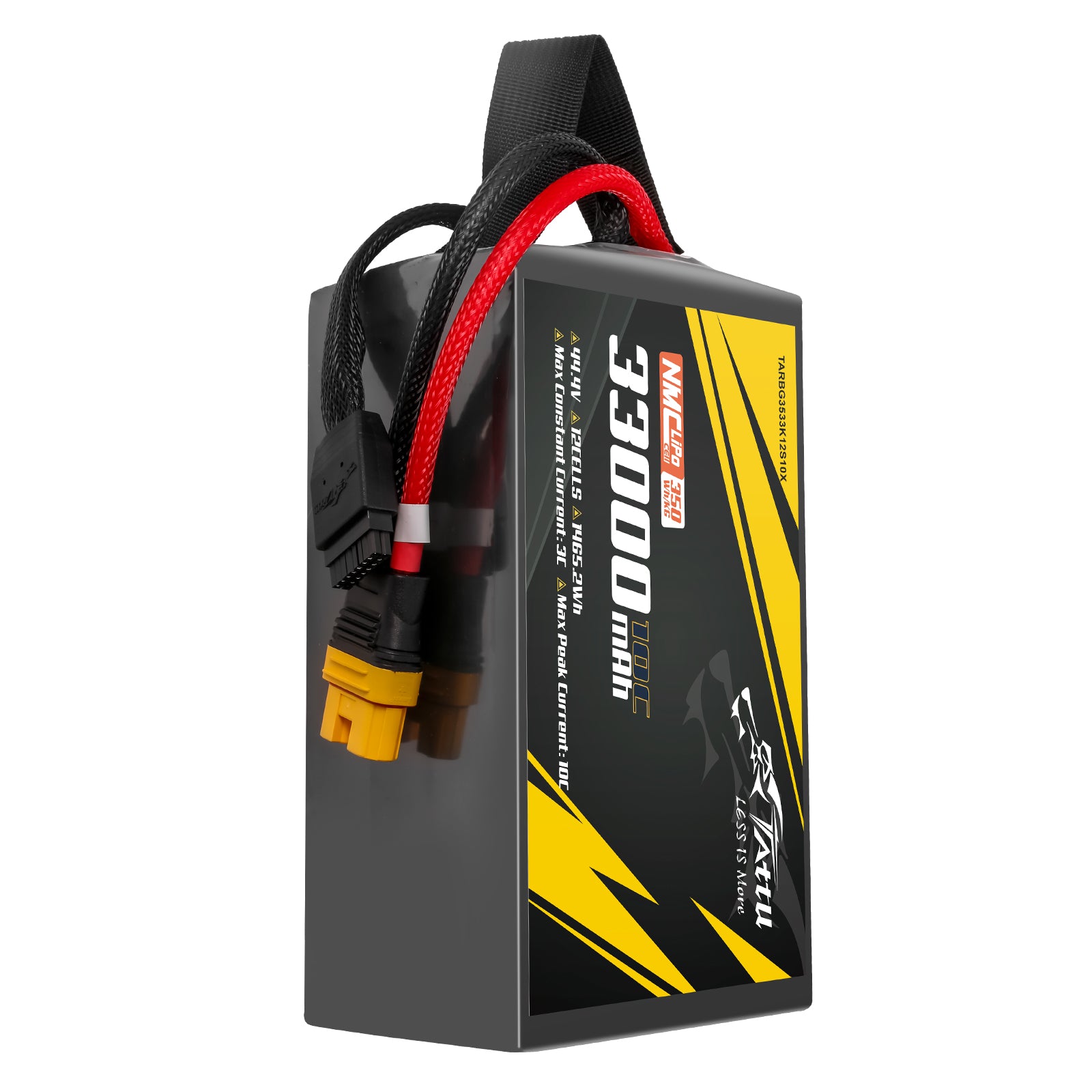 Tattu Semi-Solid 33000mAh 12S 10C batterie LiPo 44.4V AS150U