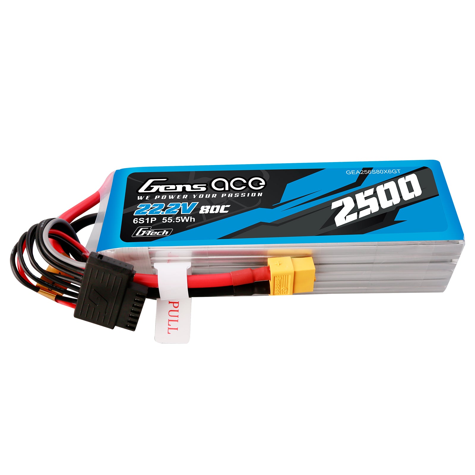 Gens ace Air Classic 2500mAh 6S batterie lipo XT60 heli