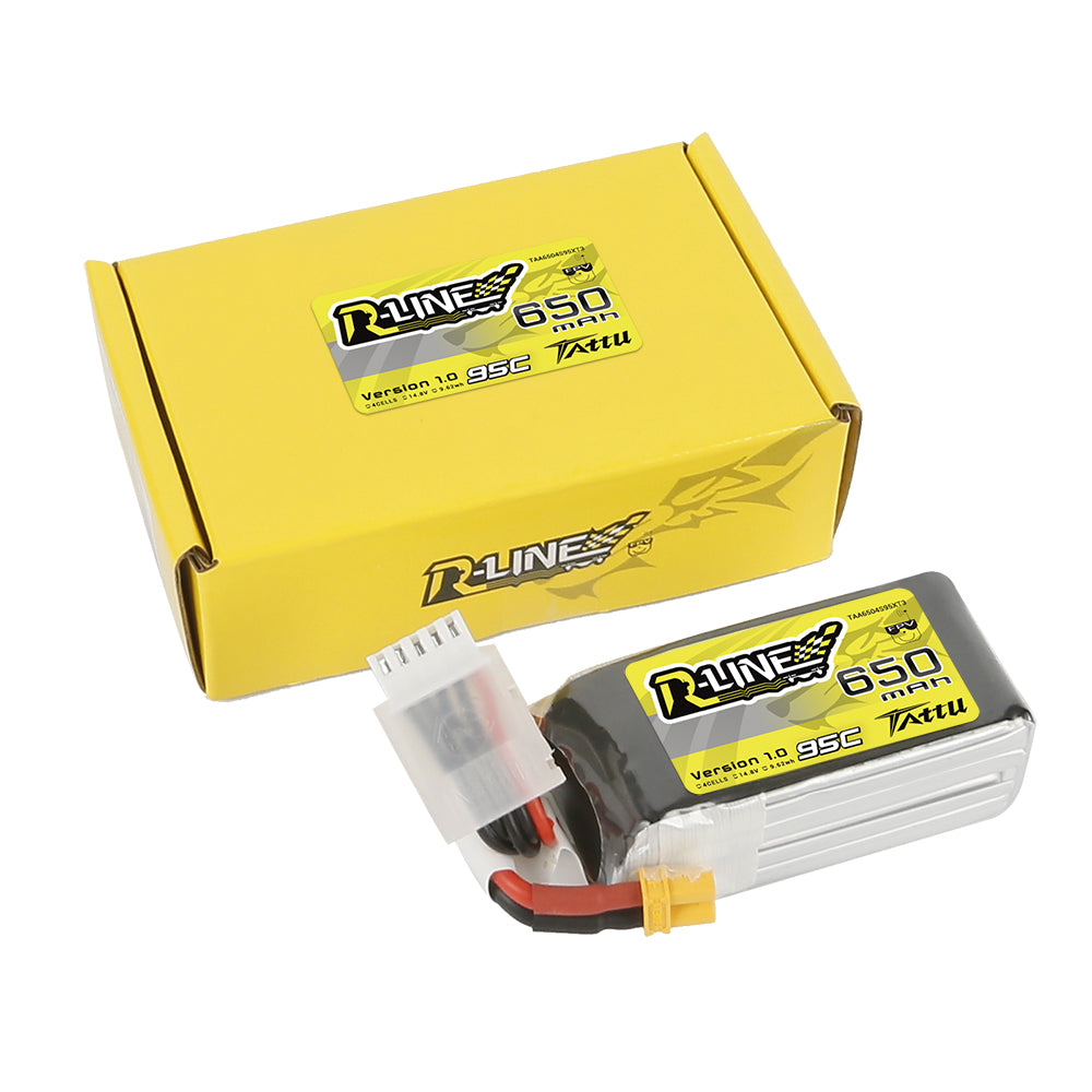 Tattu R-Line 650mAh 4S 95C batterie LiPo XT30