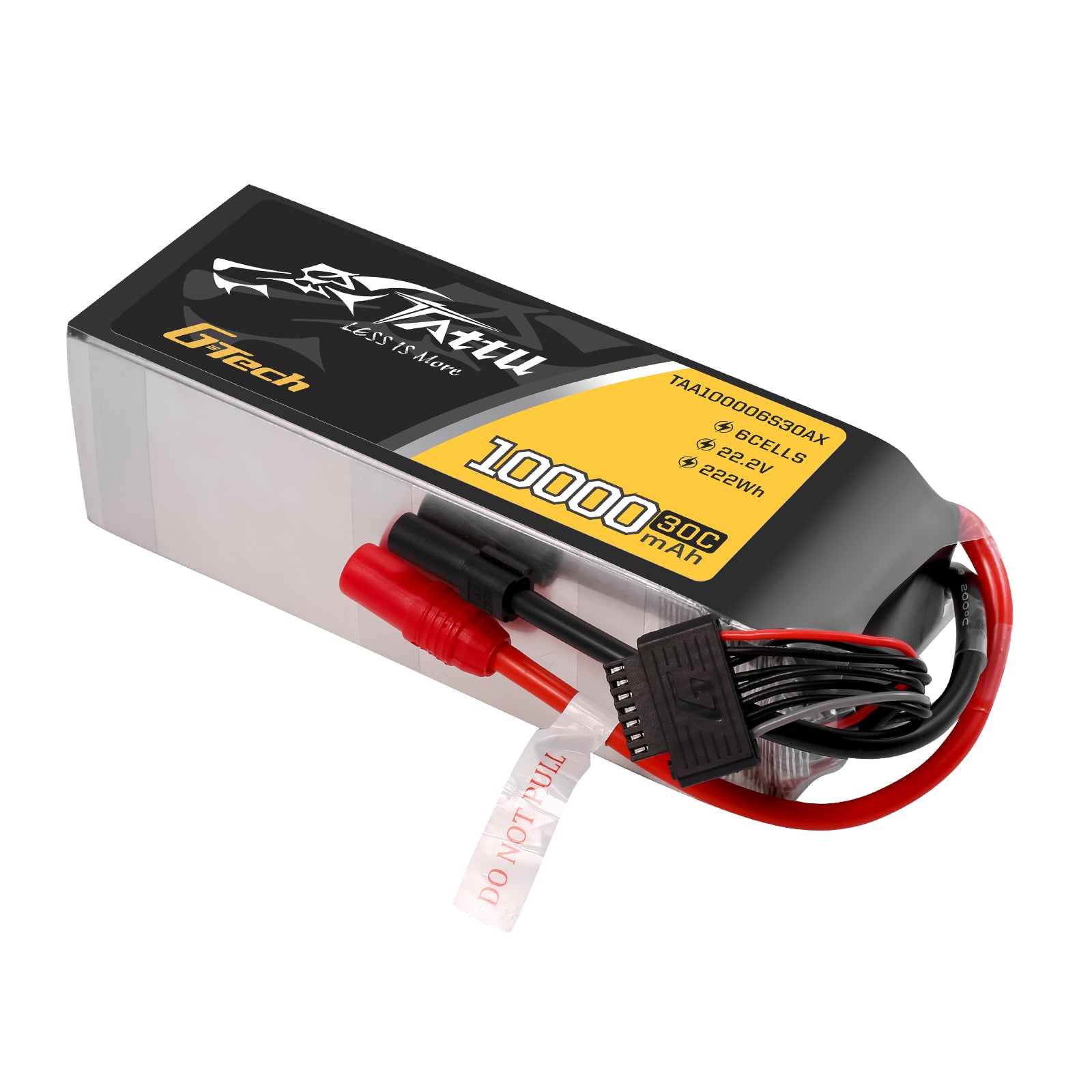 Tattu 10000mAh 6S batterie LiPo AS150 XT150 22.2V 30C