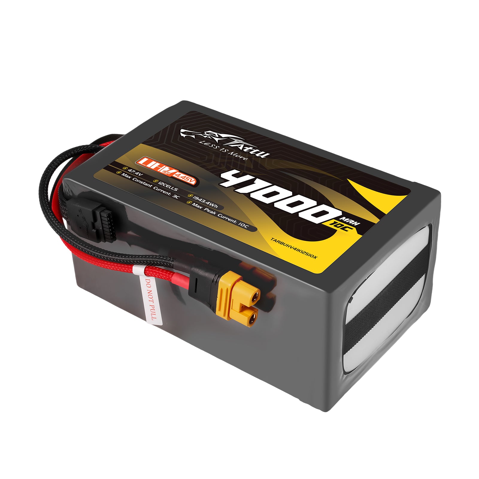 Tattu 41000mAh 12S batterie UHV semi-solide 47.4V 10C