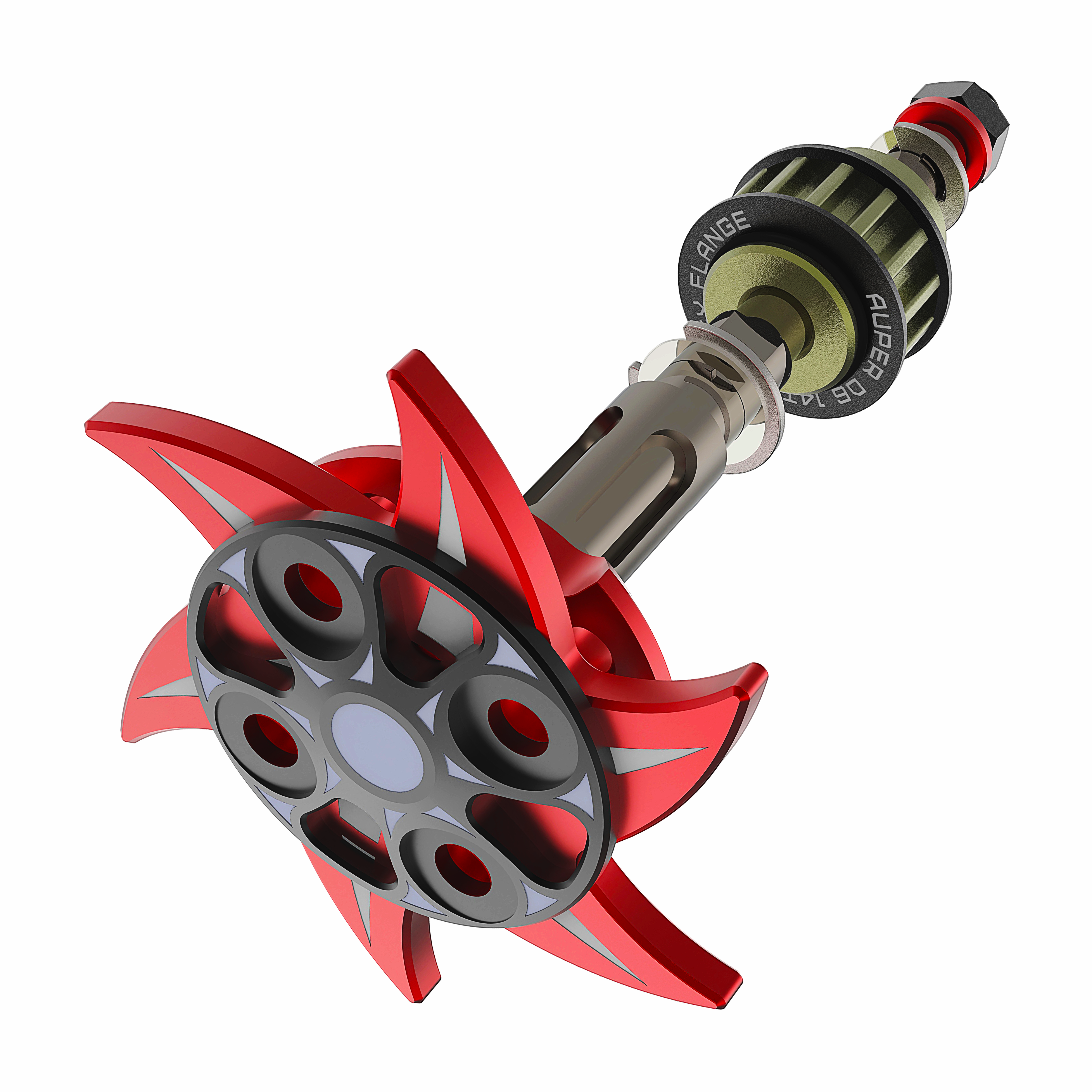 3Racing SAK-D6809 arbre transmission alu bleu Auper D6