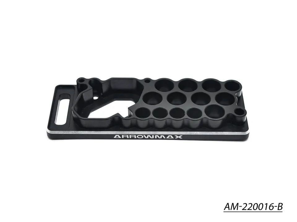 Arrowmax AM-220016-B support outils Mini 4WD 1/32 noir