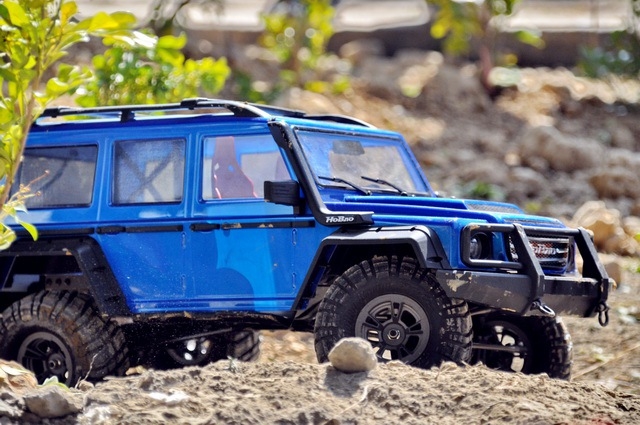 Hobao DC1E crawler RC 1/10 électrique bleu RTR