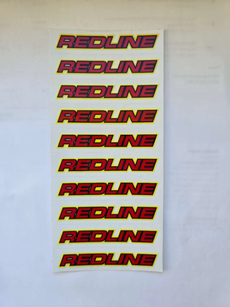 Gens Ace Redline Sticker Autocollant x10
