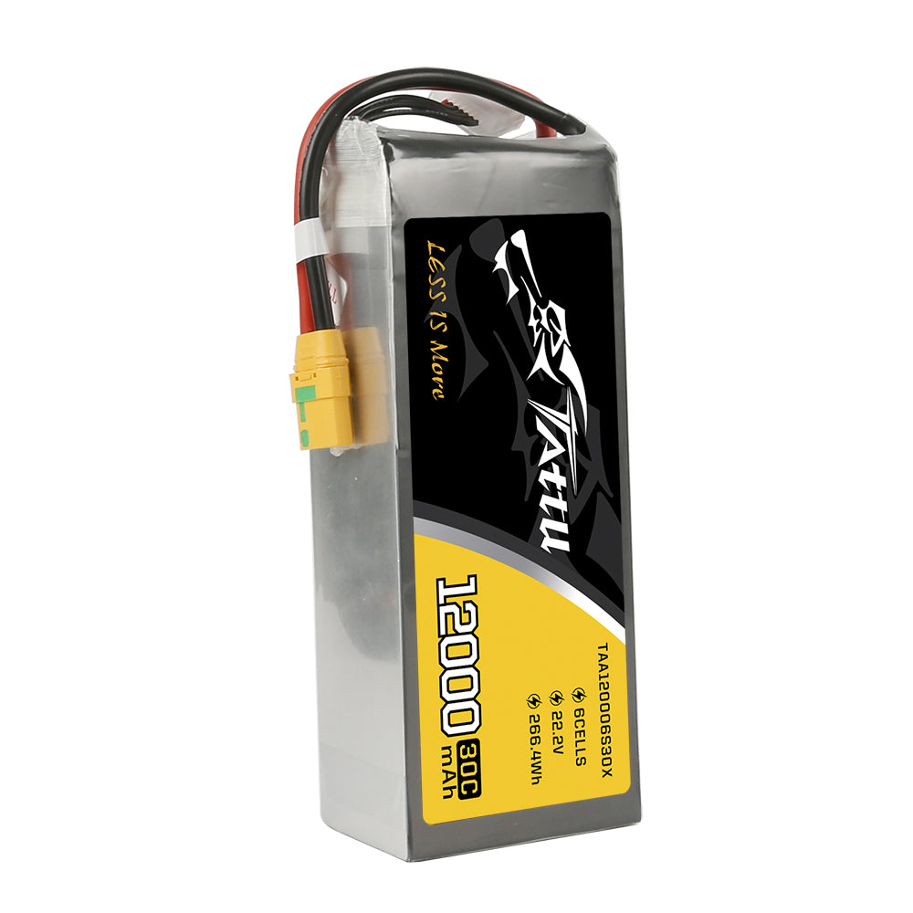 Tattu UAV Classic 12000mAh 6S batterie drone 22.2V XT90 30C