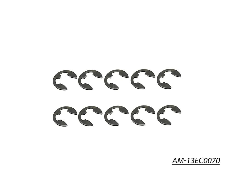 Arrowmax Accessories AM-13EC0070 E-Clip 7.0mm lot 10 acier