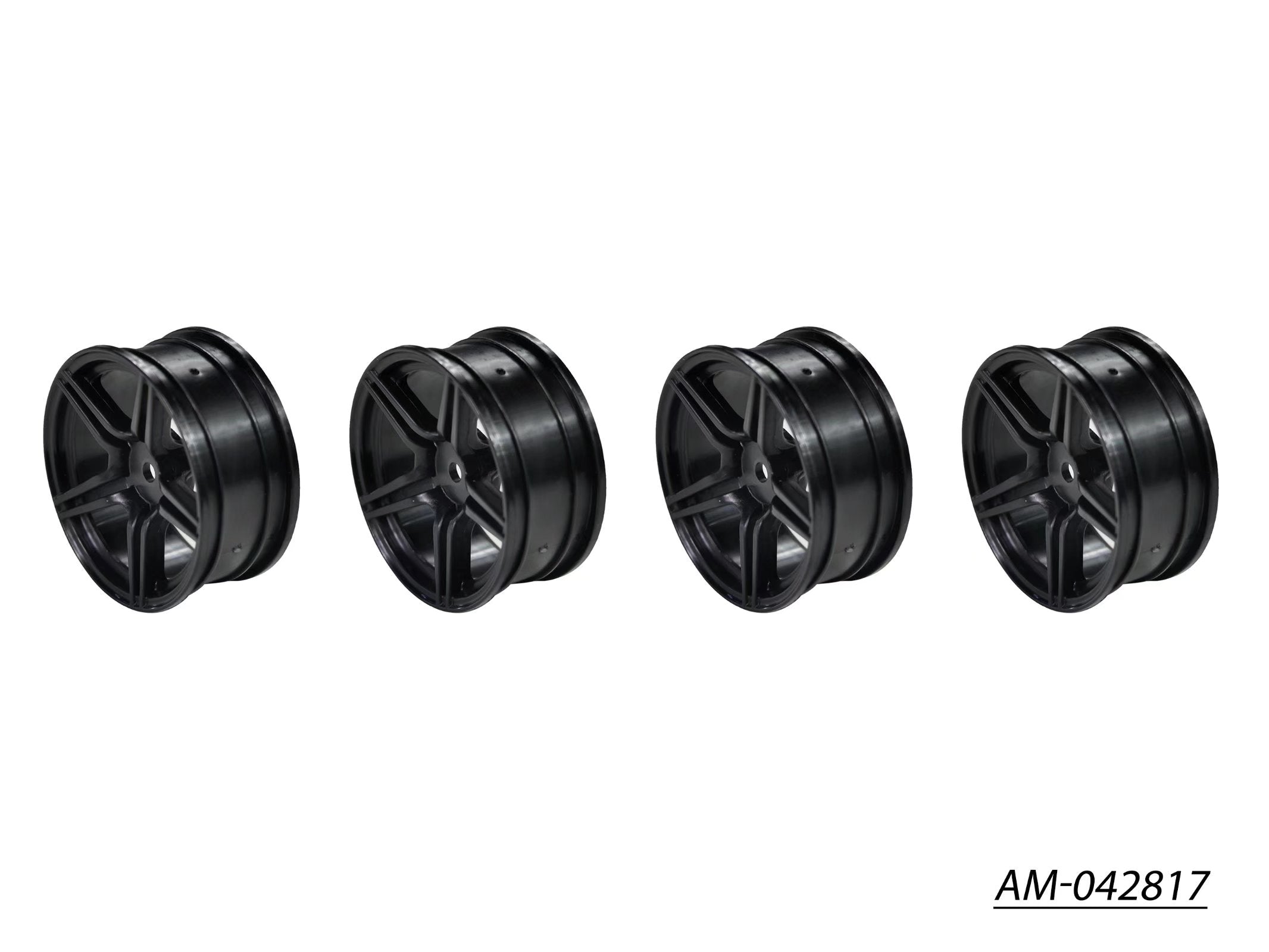 Arrowmax Rims Jantes 1/10 TC 5 Branches Noires +3mm x4