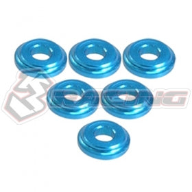 3Racing Parts Cale M8x2mm Support Amortisseur Noir x6