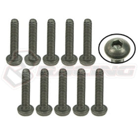 3RACING PARTS vis titane tête ronde M3x8 lot 10 pièces