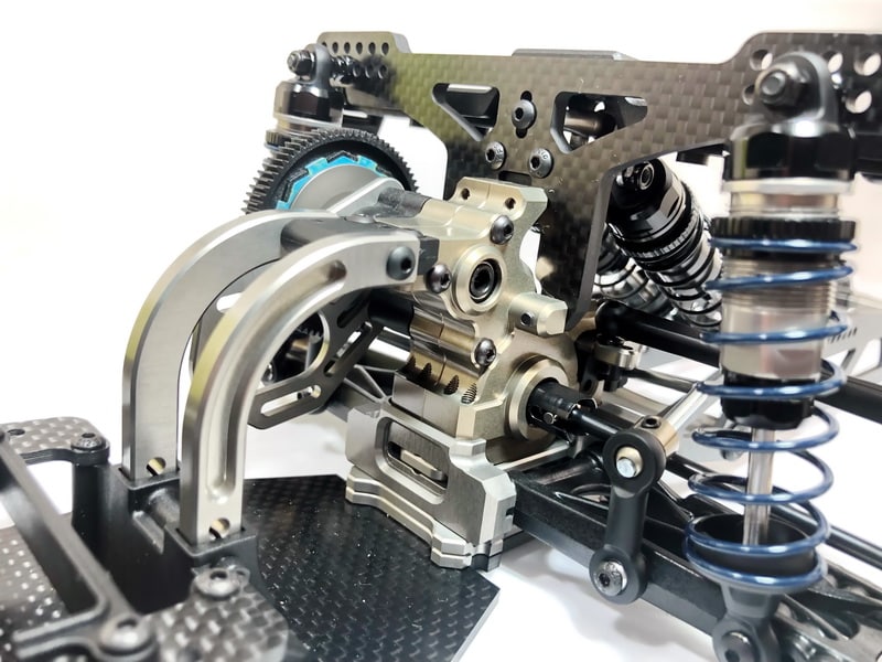 Hobao OP1-0062 boîte transmission alu 7075 moteur central