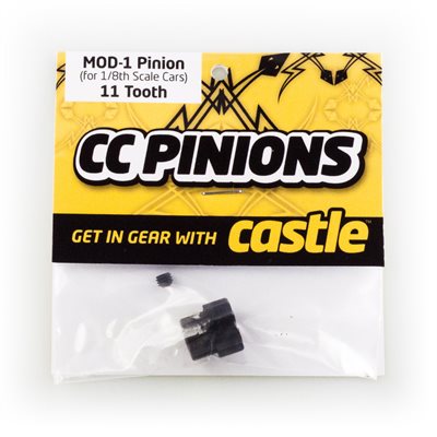 Castle Pignon Mod1 Acier 5mm 11T-23T Moteur RC