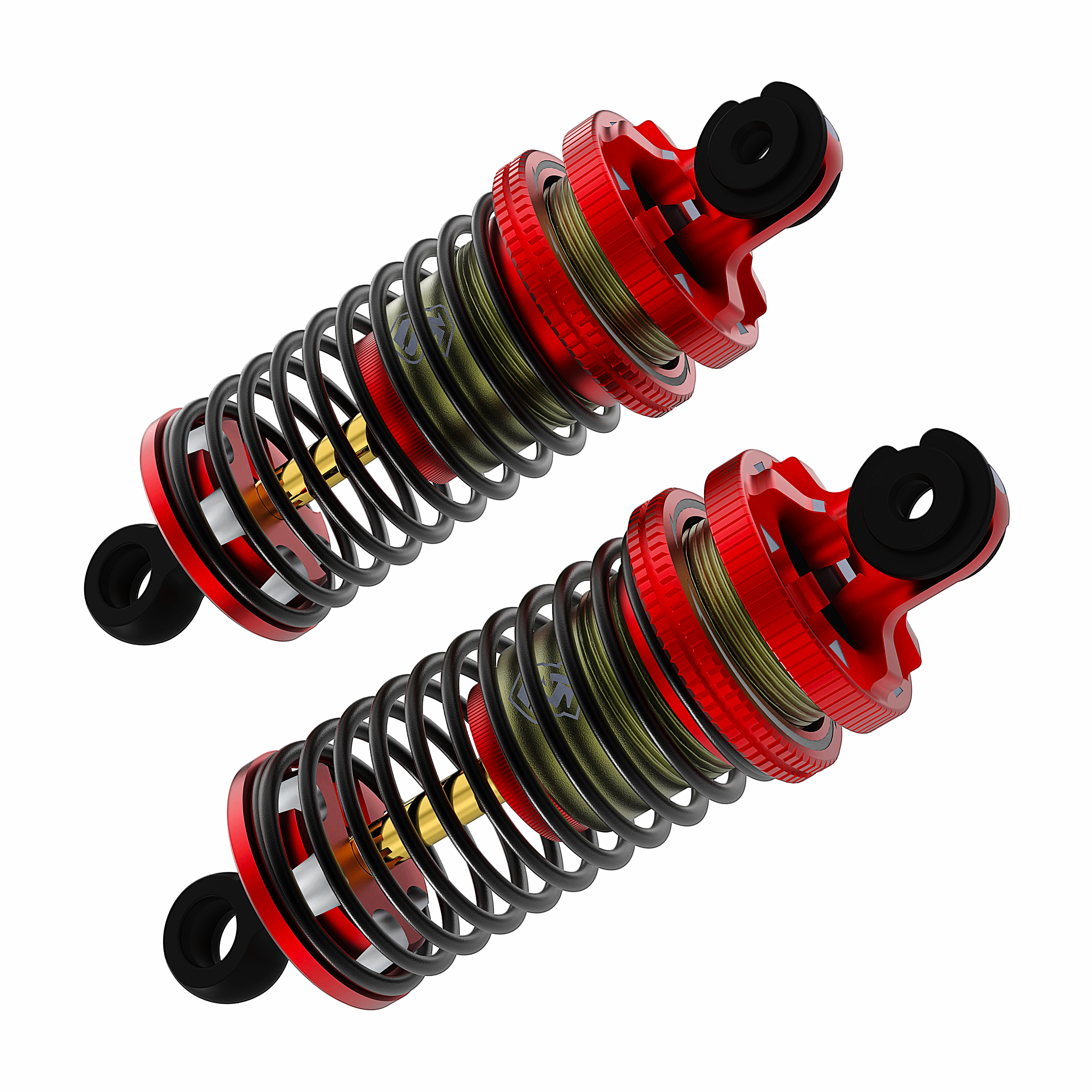 3Racing Auper D6 SAK-D6818 amortisseur arrière alu bleu