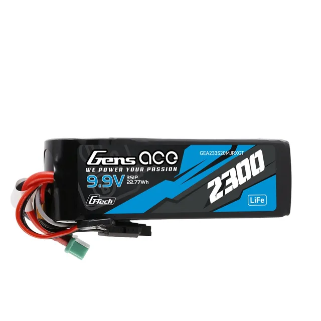 Gens ace 2300mAh 3S batterie TX RX 9,9V LiFe