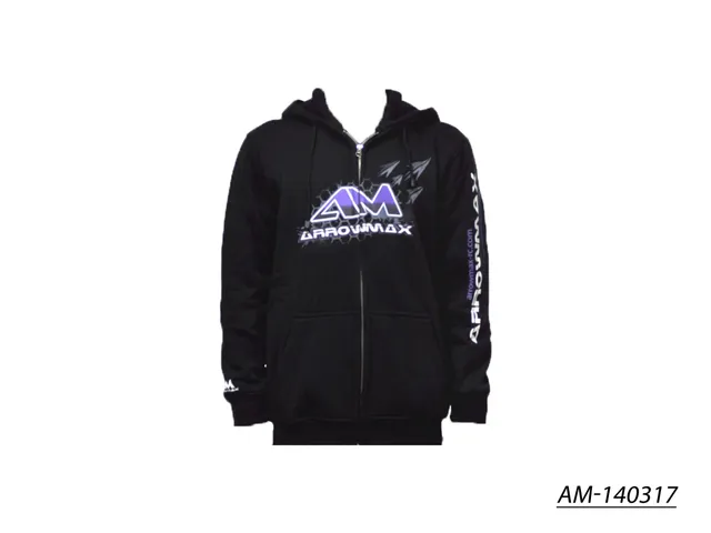 Arrowmax Team Apparel AM-140317 sweat capuche noir XXXXL