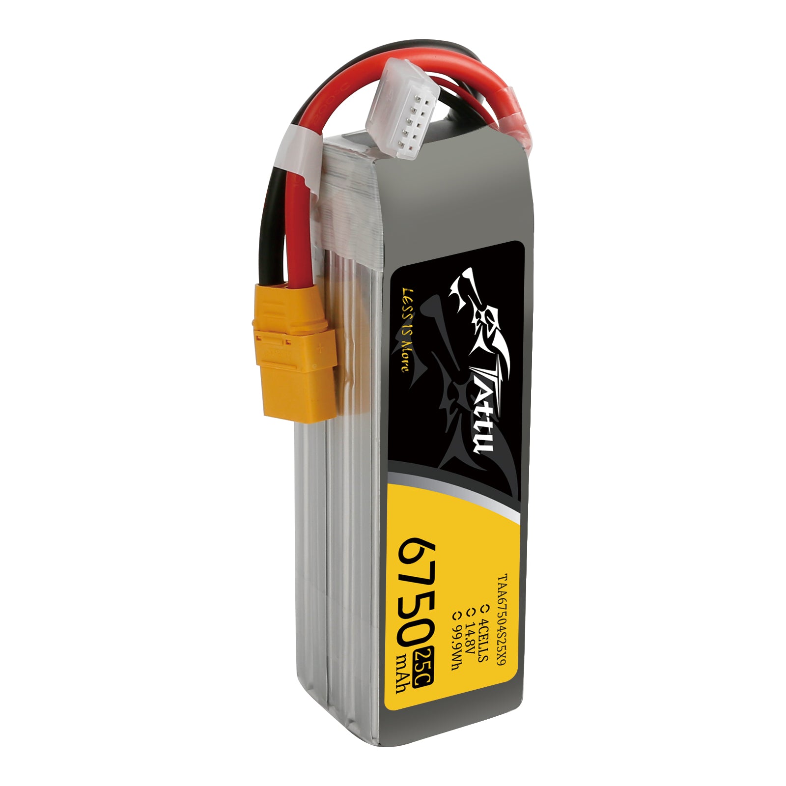 Tattu UAV Classic 6750mAh 4S 25C batterie LiPo XT90 14,8V
