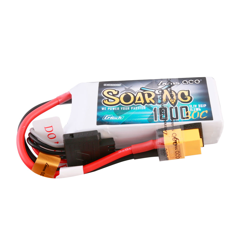 Gens Ace Air Classic 1000mAh 3S 30C batterie LiPo XT60