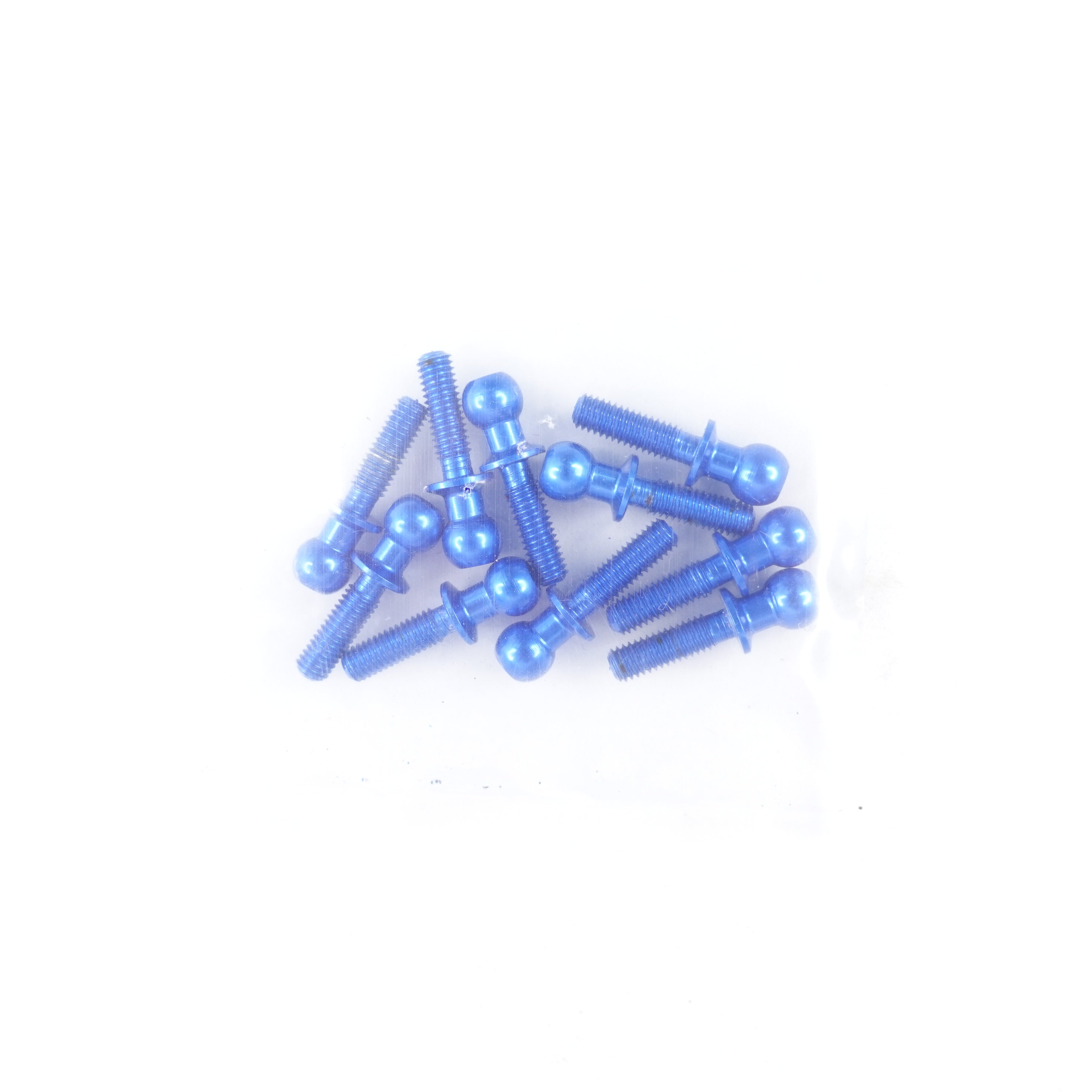 3Racing Parts Rotule Alu 4.8mm L10 Noir x10