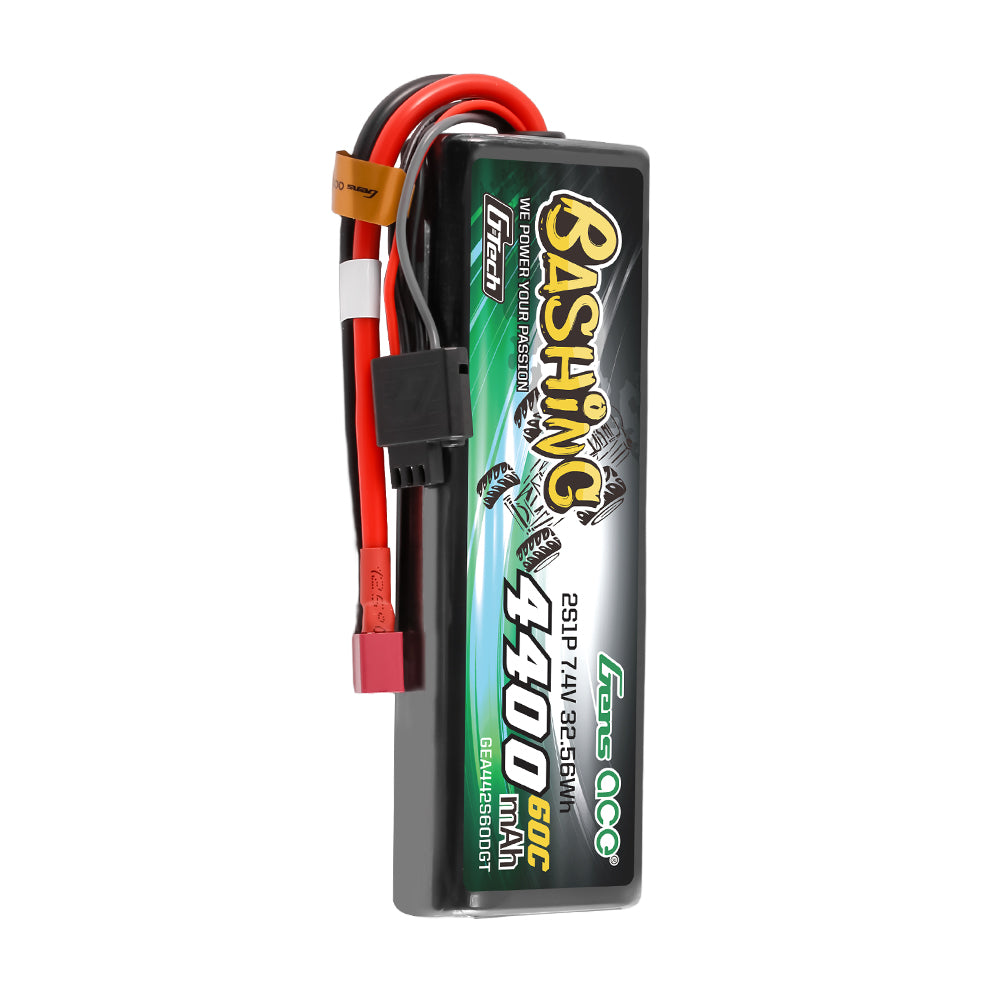 Gens Ace Bashing 4400mAh 2S Batterie Lipo Hardcase Deans 60C