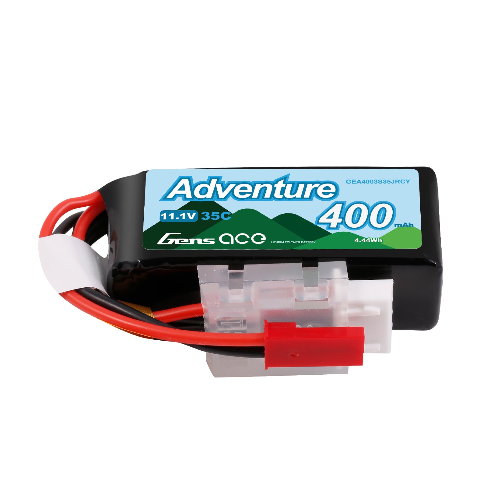 Gens Ace Adventure 400mAh 3S batterie LiPo 11.1V JST