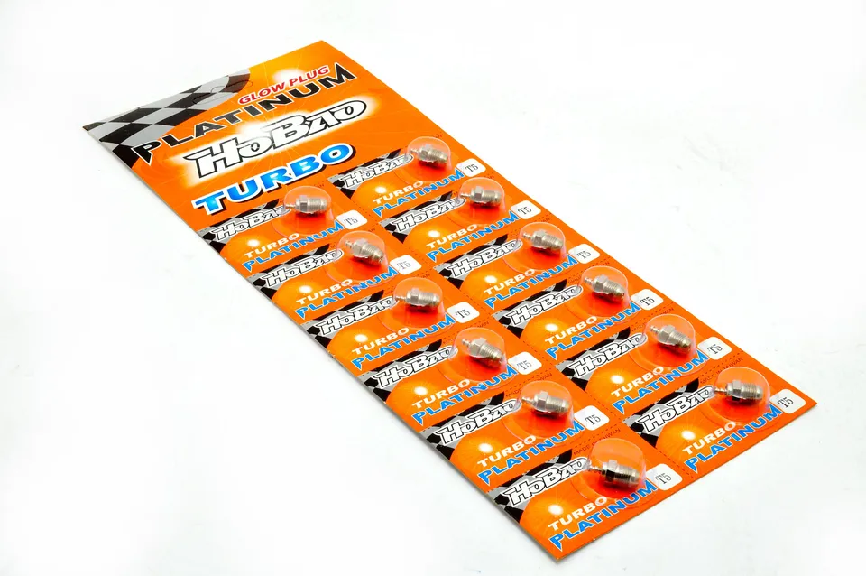 Hobao HB-P5/12 Bougie glow turbo No.5 lot 12 pcs nitro