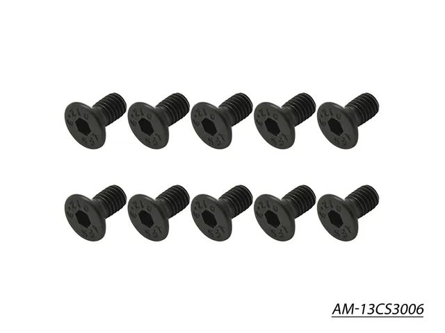 Arrowmax Screws Vis Allen M3x6 Fraisée AM-13CS3006 x10