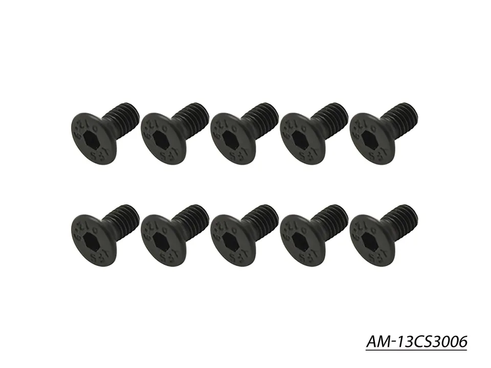 Arrowmax Screws Vis Allen M3x6 Fraisée AM-13CS3006 x10