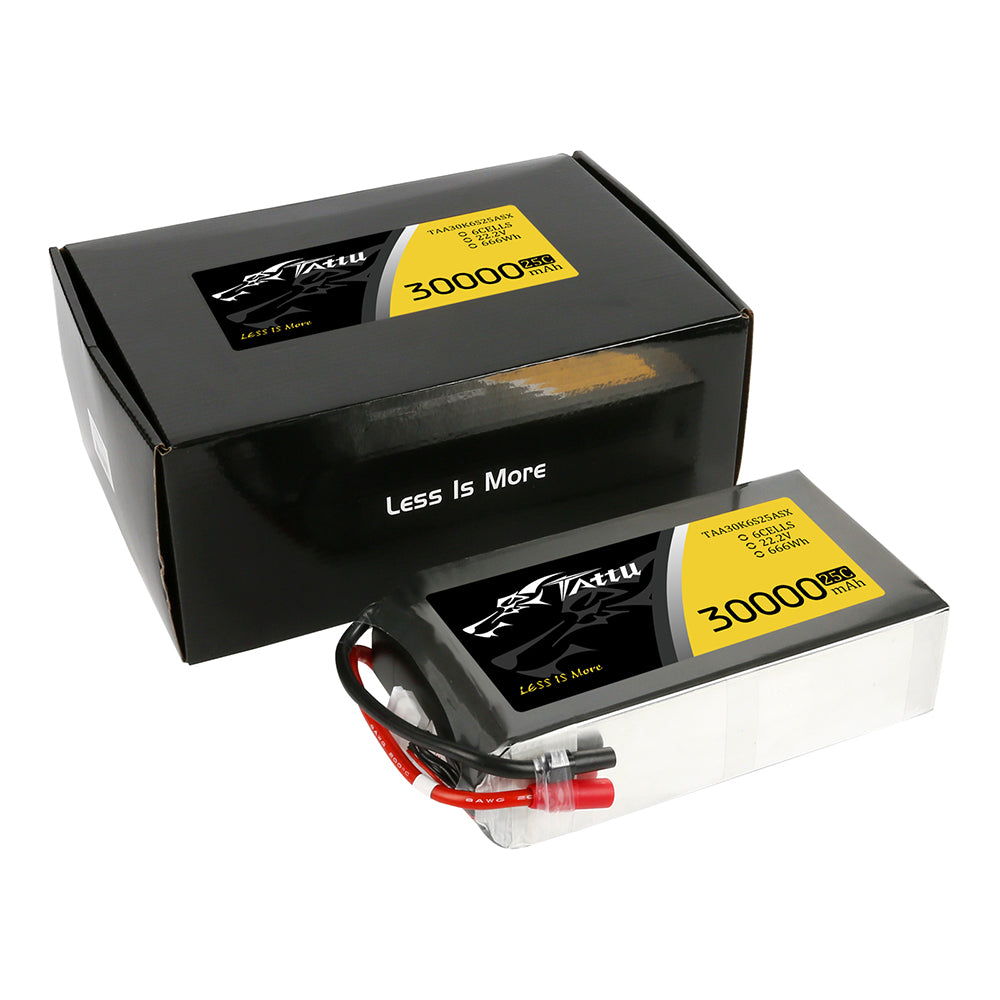 Tattu UAV Classic 30000mAh 6S 25C batterie Lipo drone